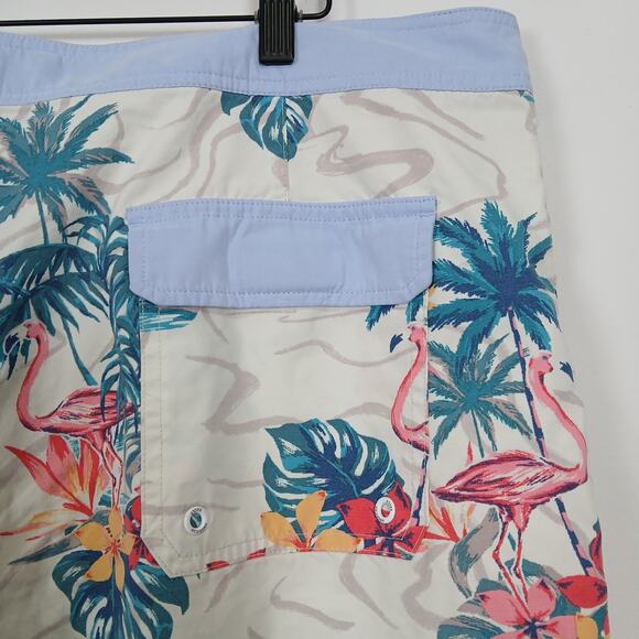 American Eagle Swim Trunks Men XLarge Tropical Beach Vacation Resort Coastal - Picture 5 of 14